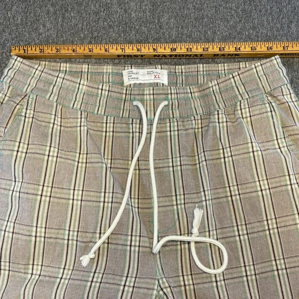 FairPlay All is Fair Joggers Men's XL Plaid‎ Golf Pants